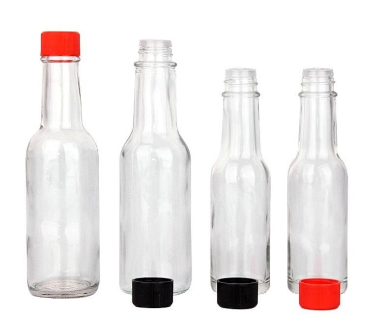 Wholesale Empty Clear 90ml150ml 250ml Kitchen Utensils Glass Bottle BBQ Sauce Bottles Ketchup Bottle Vingar Oil Bottle