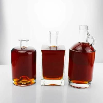 50ml Glasflaschen Custom Logo with Cap Glass Liquor Wine Bottle