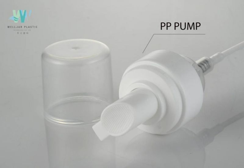 200ml Pet Transparent Round Foam Bottle