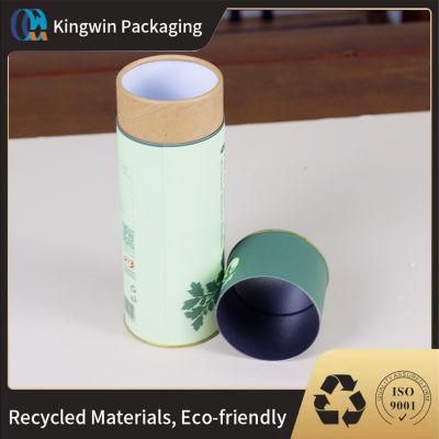 Paper Tube Easy Peel off Airtight Metal Lid Food-Grade Packaging Gift Box Factory Direct