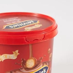 Bulk Price Factory Reuseable Food Container Packaging Container with Customized Logo with Lid for Chocolate Butter Biscuit