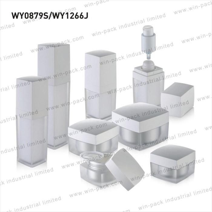 Winpack Factory Sell 15ml 20ml 30ml 50ml 100ml Square Lotion Acrylic Bottle with Pump