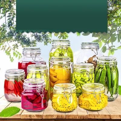 Economy Wholesale 150 ml Wide Mouth Food Storage Mason Jar with Glass Lid