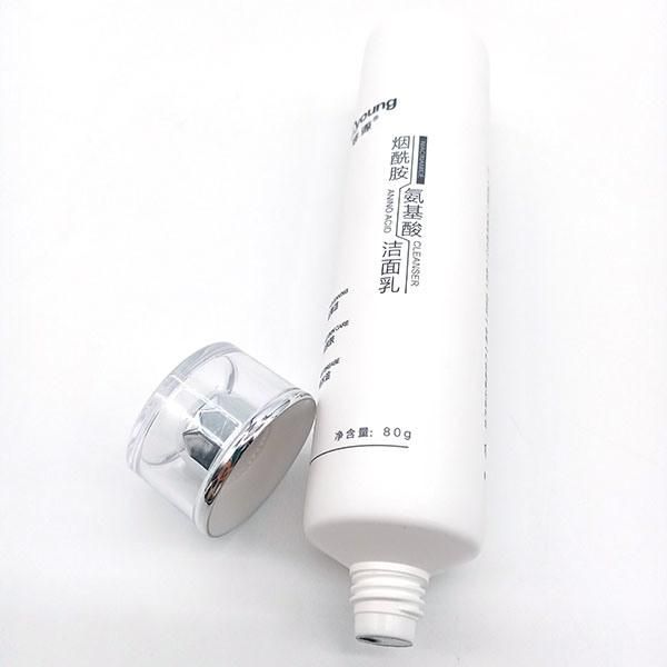 Customized Face Wash Tube Plastic Cosmetic with Screw Cover