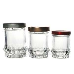 50ml 100ml 150ml High Quality Customize Manufacturers Multiple Capacities Clear Empty Round Flint Jars Food Jars Wholesale