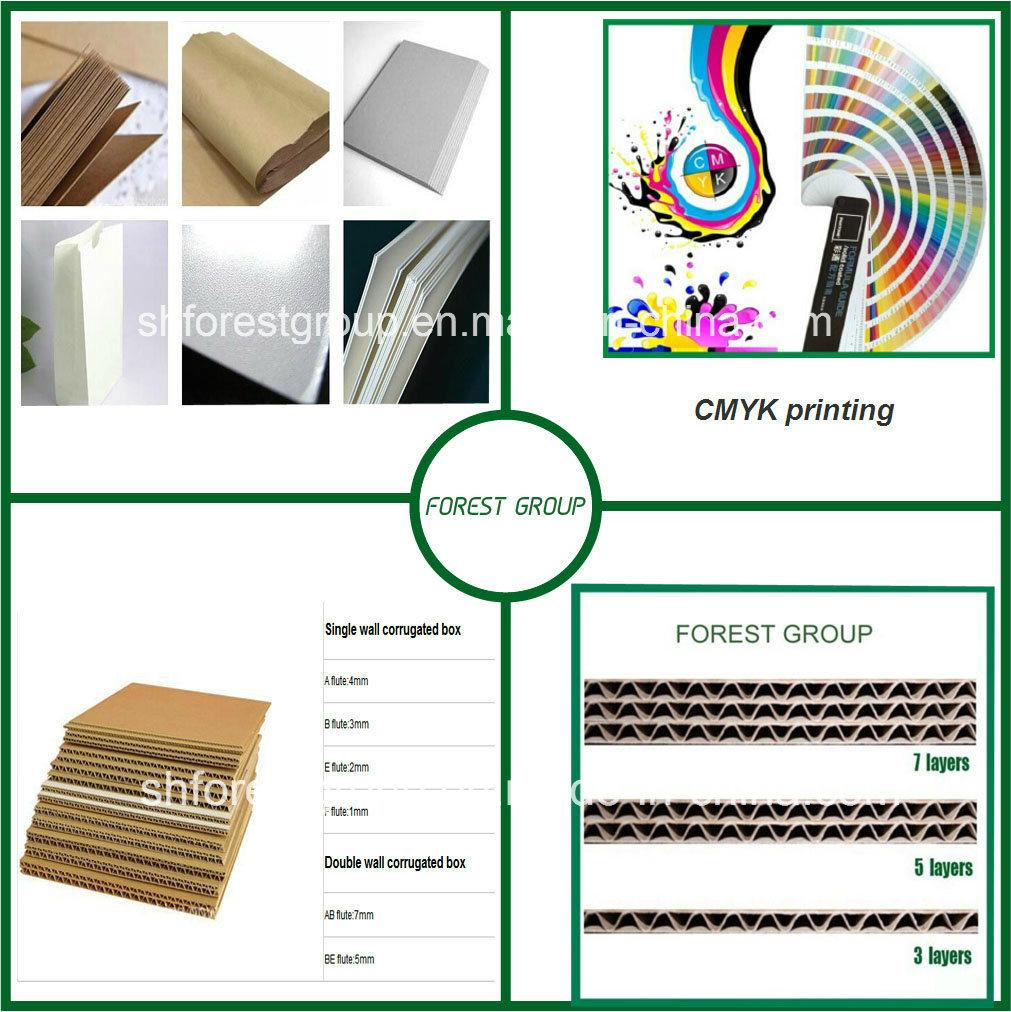 Carton Box Corrugated Kraft Paper Box with Matt Lamination