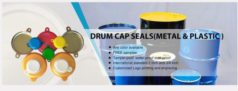 Customized Logo 200 Liter Plastic Drum Cap Seals