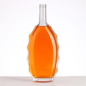 500ml 750ml Customized Design Glass Spirits Bottle 700ml