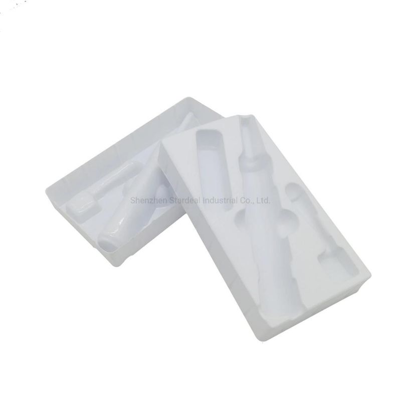 Plastic Flocking Thermoformed PS Cosmetic Packaging Trays