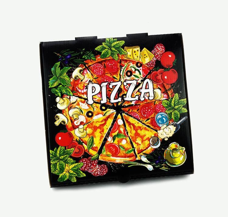 Pizza Kraft Paper High Quality Packaging Box