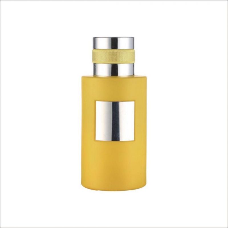 100ml Cylindrical UV Spray Paint Perfume Bottle Recess Glass Bottle Can Be Customized Color