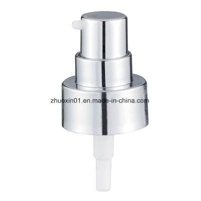 Gloss Silver Metal Cream Pump Face Liquid Pump