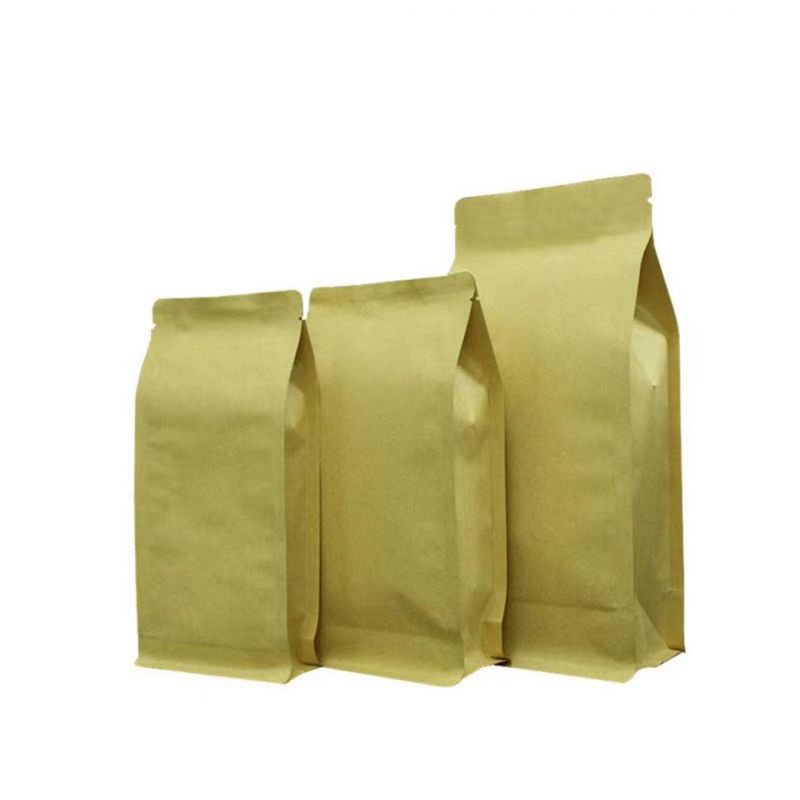 Laminated Kraft Paper Coffee Bag with Valve 250g/500g/1000g/1kg Coffee Bags