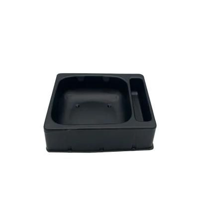 Black Electronic Hardware Rectangular Cavity Plastic Insert Tray