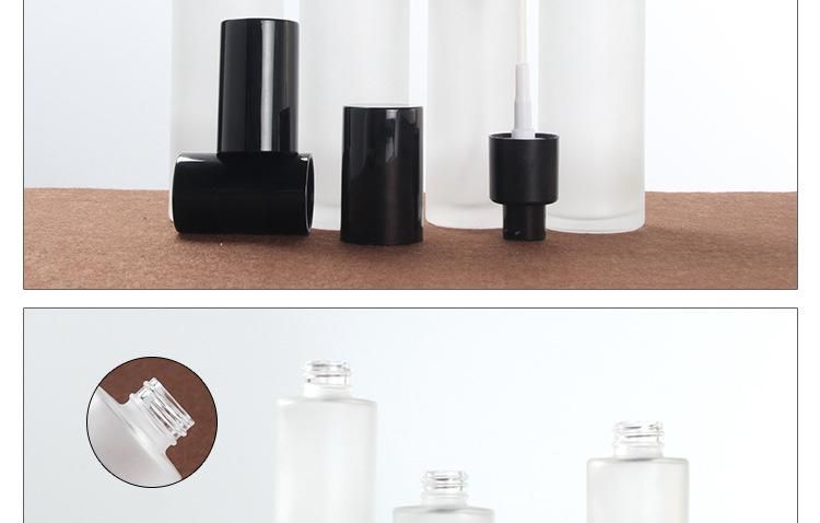 Lotion Bottle and Spray Bottle with Black Caps