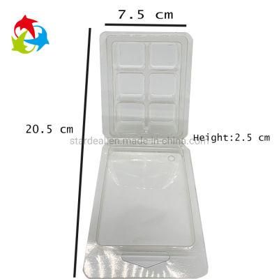 Transparent Plastic Blister Wax Melts Clamshell Packaging