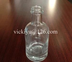 100ml High White Glass Bottle with Thick Bottom and Screw Top for Liquor