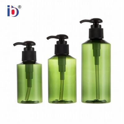 Green Color Plastic Packaging Cosmetic Bottle with Beauty Packaging