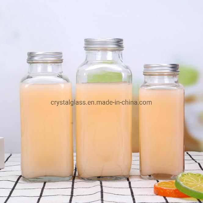 350 Ml 500 Ml 750 Ml Empty Square Juice Beverage Bottle