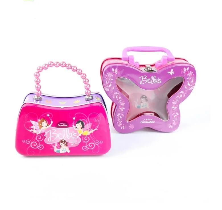 Wholesale High Quality Butterfly Tin Lunch Box Perfect for Children ′s Day Gift