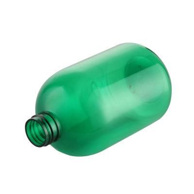 Green Bottle Pet Boston Bottle 330ml Shampoo Bottle with Pump