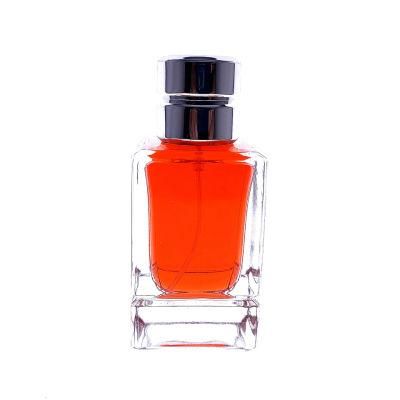 50ml Custom Logo Mist Sprayer Perfume Bottle Clear Glass Crimping Neck Perfume Spray Bottle