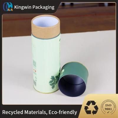 Empty Cardboard Tube Packaging with Food Grade Material for Collagen Powder Packaging Paper Tube