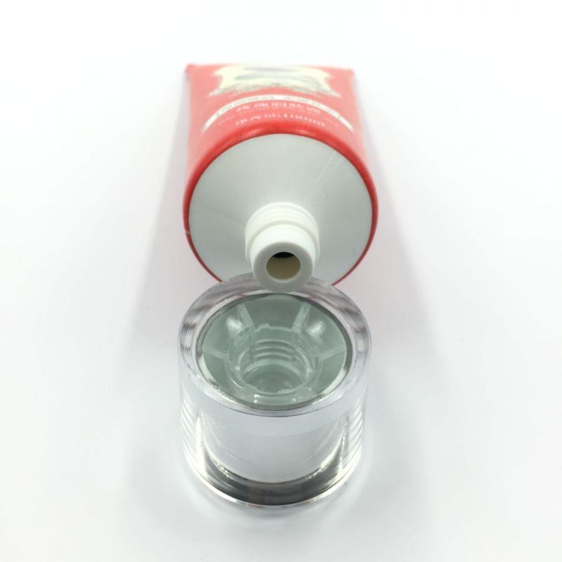 Wholesale Custom Squeeze Tube Packaging with Ribbed Screw Cap for Ointment