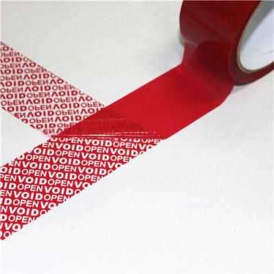Void Open Tape Tamper Evident Sticker Tape Warranty Sealing Tape Security High Adhesive Made in China