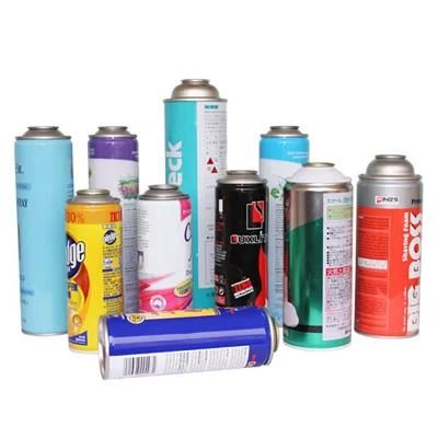 Custom Printing Small Empty Refillable Aluminum Aerosol Spray Bottle Tin Cans