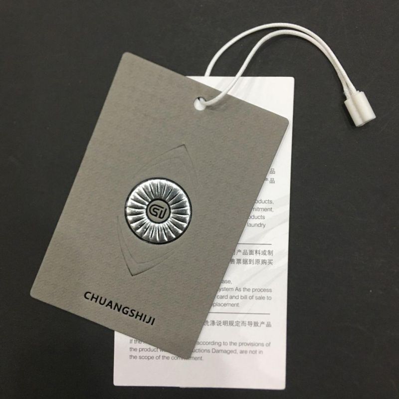OEM Paper Label Hangtag for Clothing China