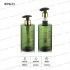 Hot Seller Green Color Cosmetic Plastic Bottle for Shampoo Packing with Lotion Pump in 300ml