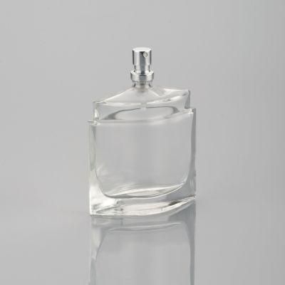 Free Sample Custom 50ml 100ml Empty Refillable Glass Perfume Bottles