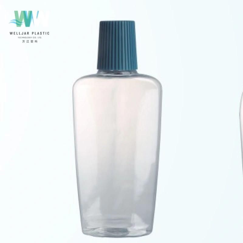 200ml Pet Flat Bottle with Good Screw Cap