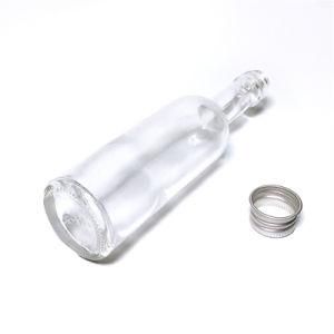 Wholesale Packing Little Transparent 50ml 100ml Juice Wine Spirits Glass Bottle