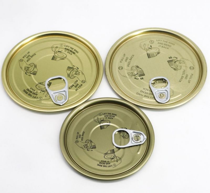 Tinplate Easy Open Lid for Food Can End Easy Open Lid Manufacturer Easy Open Lid