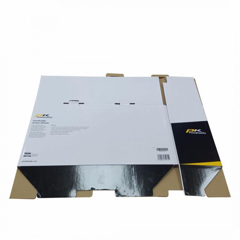 Good Quality Super-Hard Material Flat-Mouthed Big Square Packing Box Corrugated Glossy Lamination Box