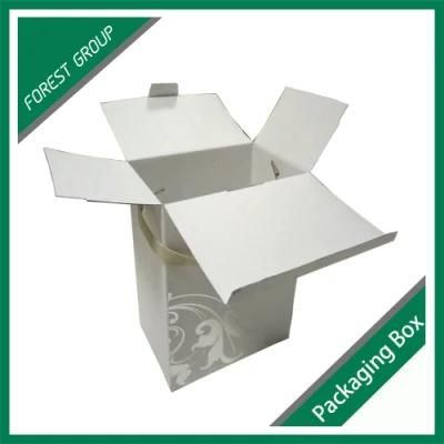 6 Bottles Handle Red and White Wine Shipping Box