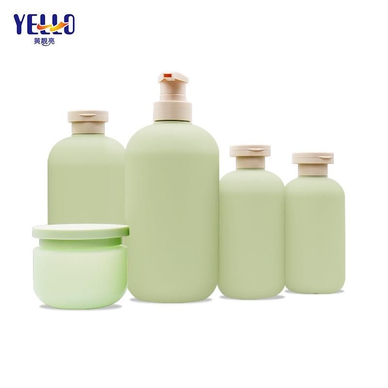 Popular Green 250ml Eco Friendly PETG Plastic Cosmetic Bottles Packaging Aloe Shampoo Bottle