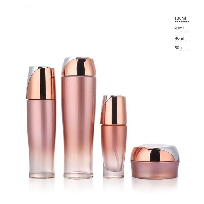 Ll39 Custom Logo Cosmetic Packaging Cosmetic Lotion Bottle 30g Glass Cream Jar 50g Empty Glass Jar for Eye Cream Have Stock