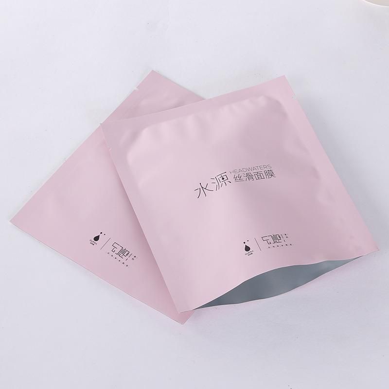 Foil Laminated 3-Side Seal Make-up Mask Packaging Bag