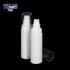 China Supplier Customize Empty Cosmetic Packaging Pet 100ml Lotion Bottle with White Cover