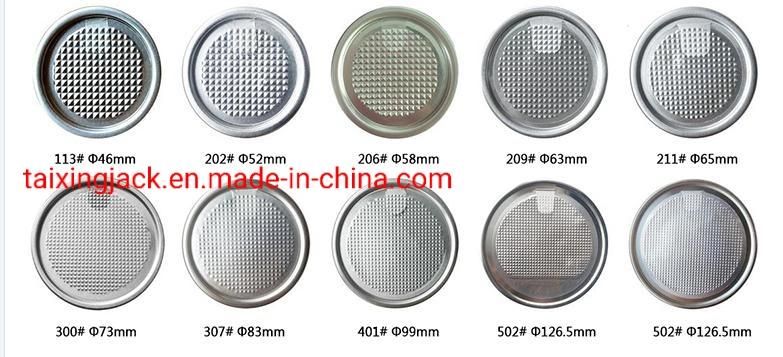 Aluminium Peel off Lid 307# 401# for Can Lid