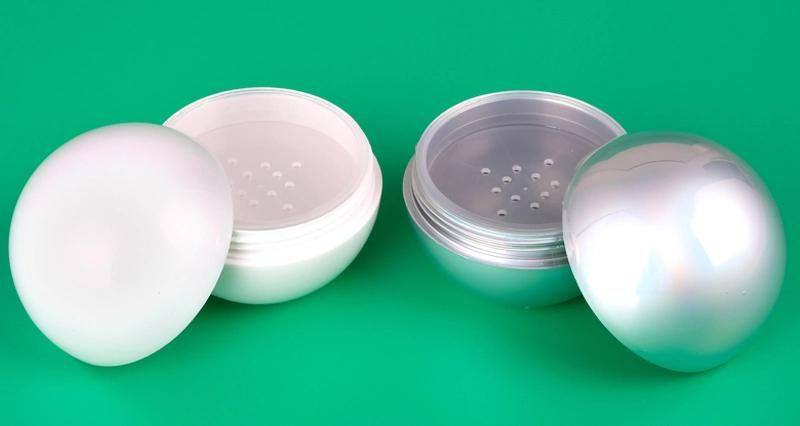 Wholesale Profession Custom Empty Round Plastic Jar Loose Powder Packaging Case