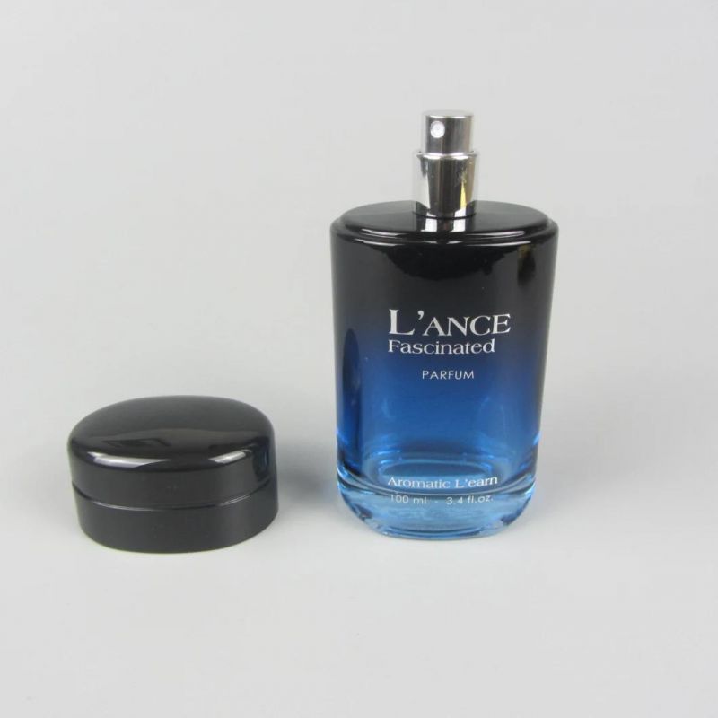 Cosmetic Packaging Matte Black Perfume Bottle 100ml