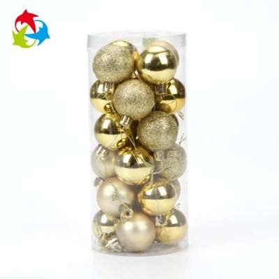 Round Tube Christmas Gift Plastic Cylinders Packaging