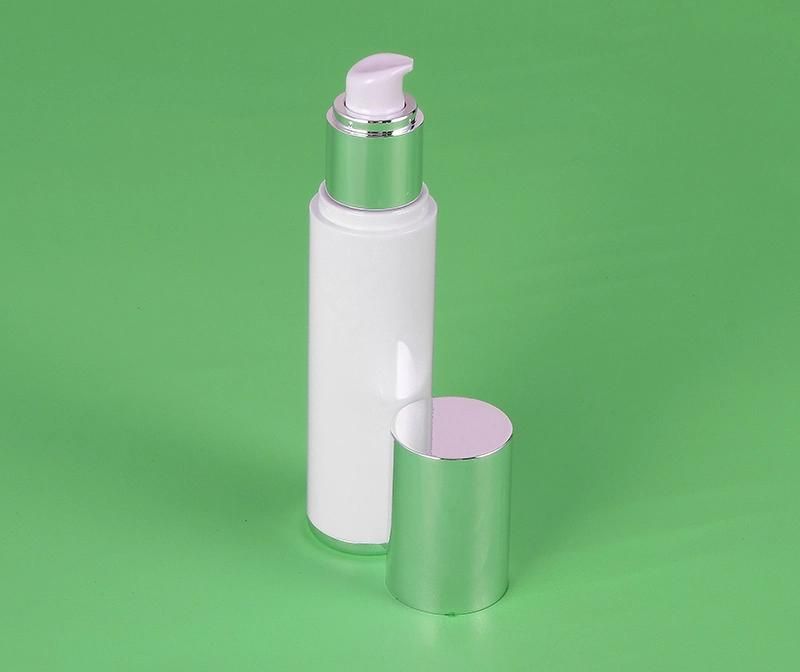 Cosmetic Plastic Acrylic Empty White Fancy Lotion Bottles 30ml 50ml