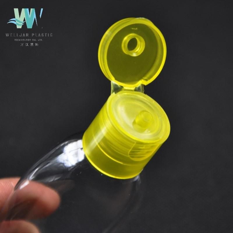 Plastic Pet 120ml Flat Bottle with Flip Cap