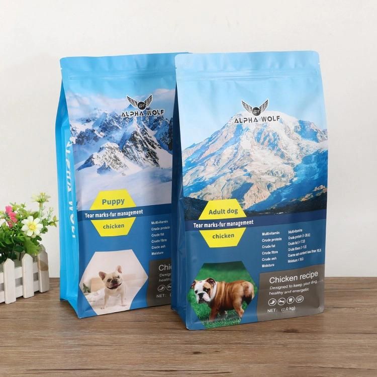 Hot Sale Plastic Treat Packaging China Manufacture Pet Dog Food Bag Good Quality Cat Pet Animal Food Bag