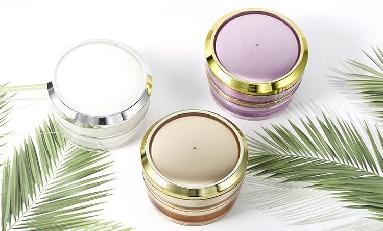 5g 10g 30g Customized Empty Plastic Cream Jar for Skincare